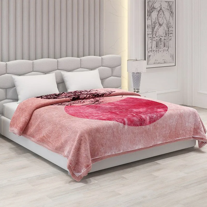 Monte Carlo Autumn Embrace Blanket (Pink)- 600 GSM media 1