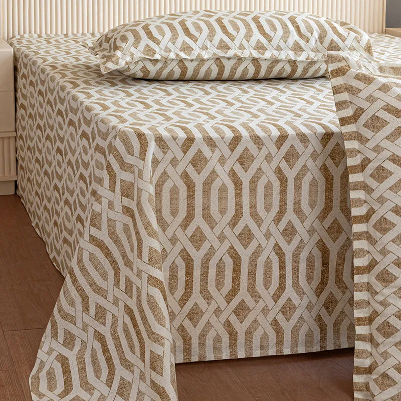 Swayam Arsh Sparkle Cotton Bedsheet - 144 TC media 7