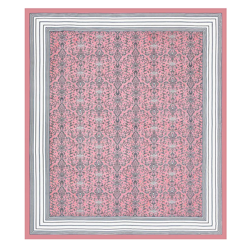 Avani Aura Floral Cotton Bedsheet (Pink) - 150 TC media 4