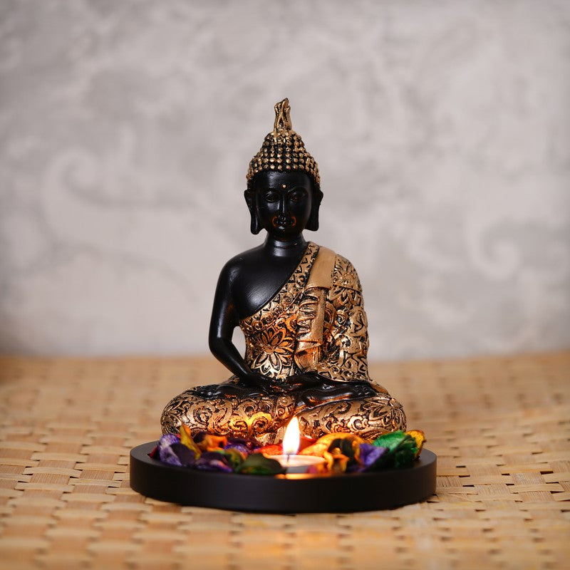 Buddha Glow Tea Light Candle Holders