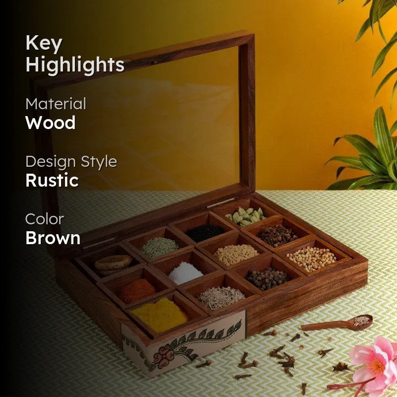 Kiaan Spice Box With Spoon media 2