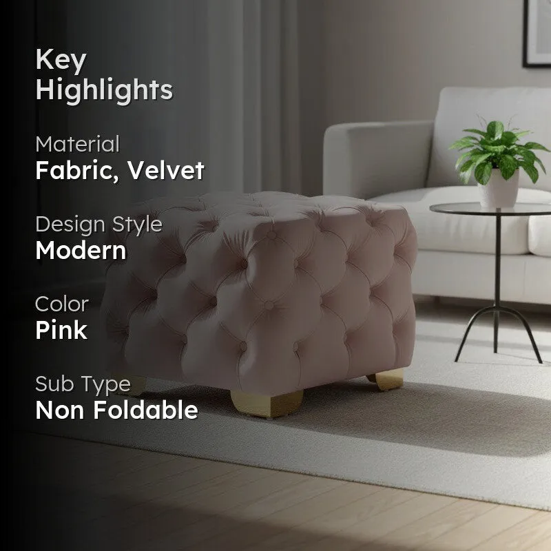 Averon Pluffa Ottoman - Pink media 2