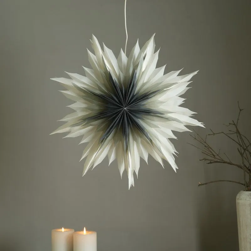 Fig Living Snowflake Flower Festive Light - Black media 3