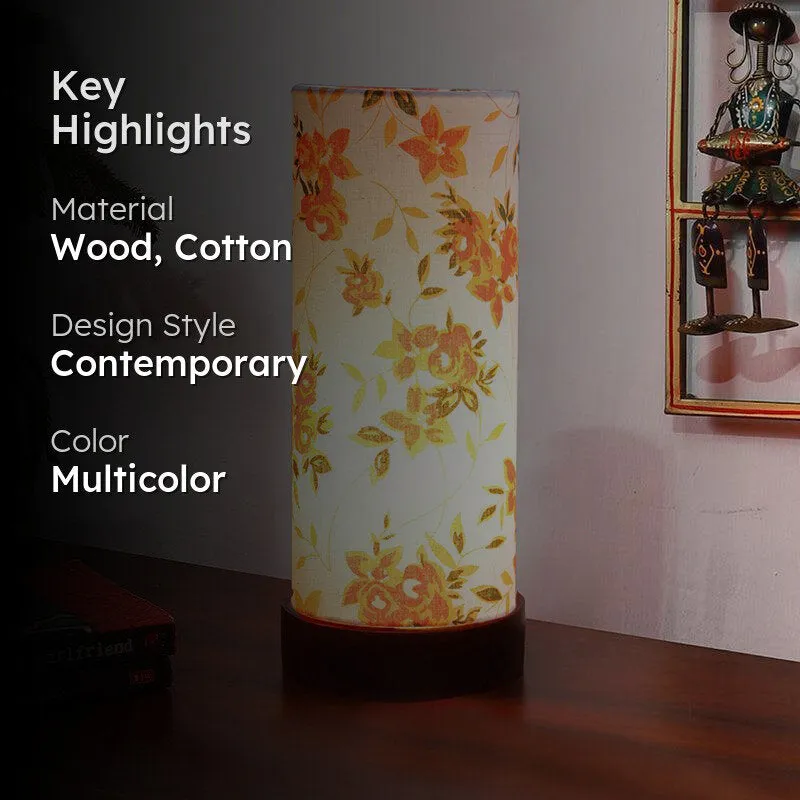 Ibis Mirza Tower Wooden Table Lamp - Multicolor media 2