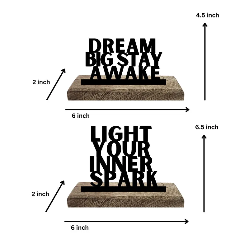 Dream Big Showpiece - Set Of Two media 5