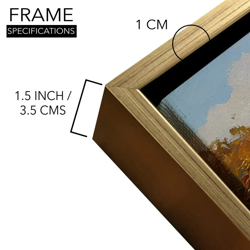 Agrarian Canvas Wall Painting With Frame media 6