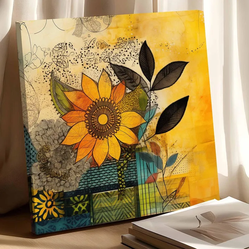 Ethnic Petal Canvas Wall Art media 10
