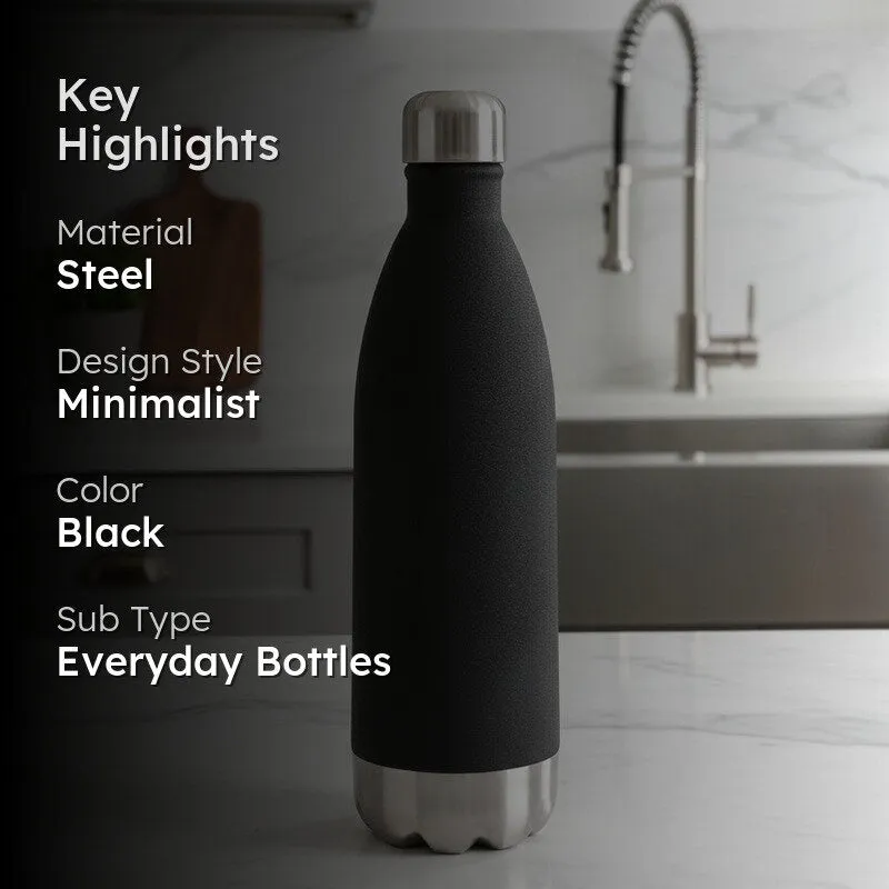 Neo HydraSip Airtight Bottle (Black) - 750 mL media 2