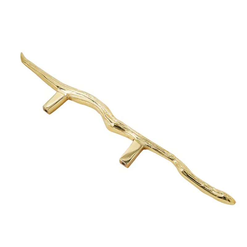 Ruva Handmade Door Handle - Gold media 4