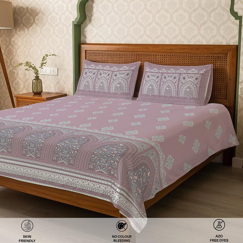Urban Space Everyday Grace Cotton Bedsheet - 300 TC media 5