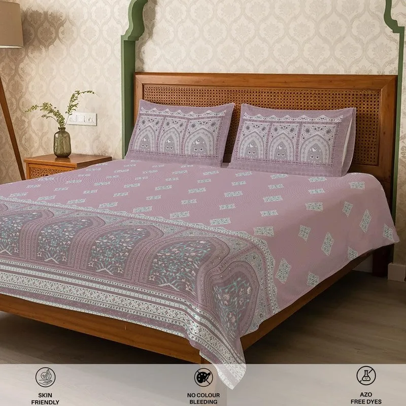 Urban Space Everyday Grace Cotton Bedsheet - 300 TC media 5