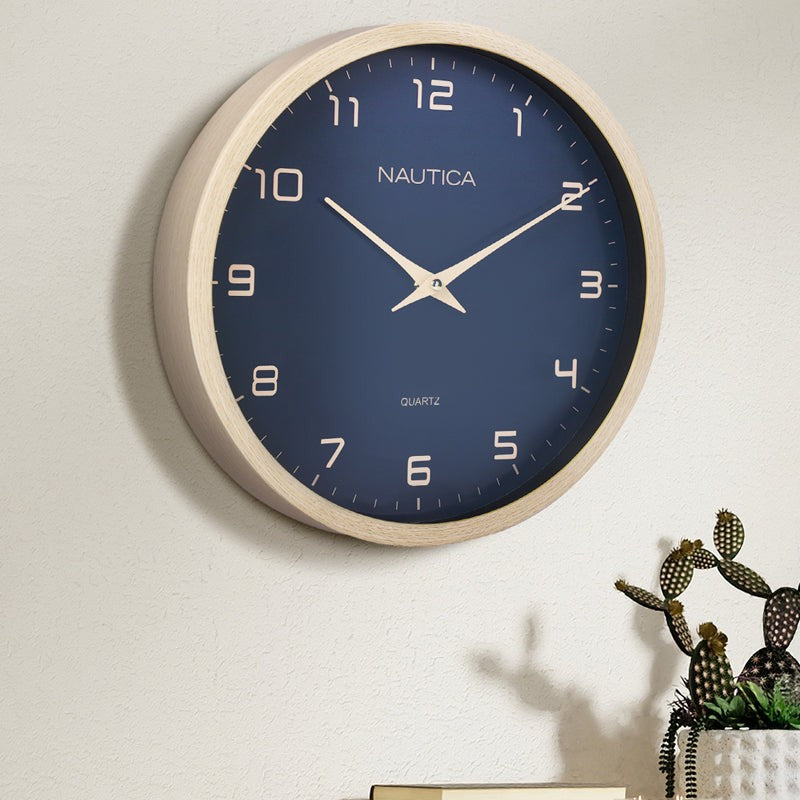 Velden Analog Wall Clock - Blue - Defualt Title