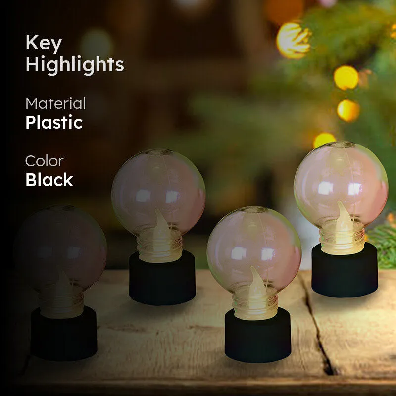 Cafelite LED Battery Candle (Black) - Set Of Four media 2