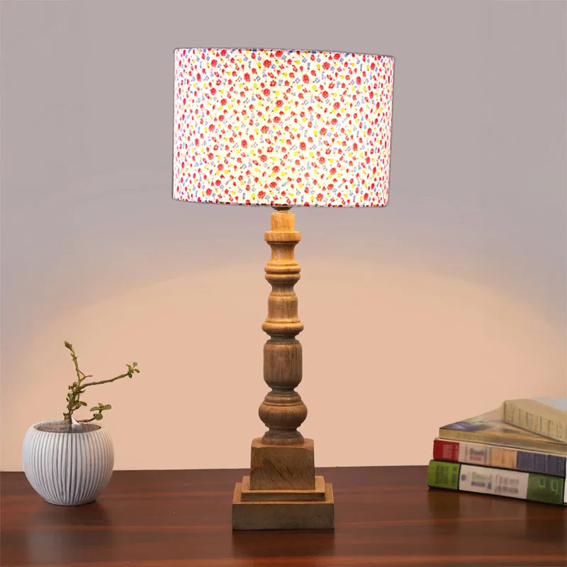 Fleura Arbor Wooden Table Lamp - Multicolor media 2
