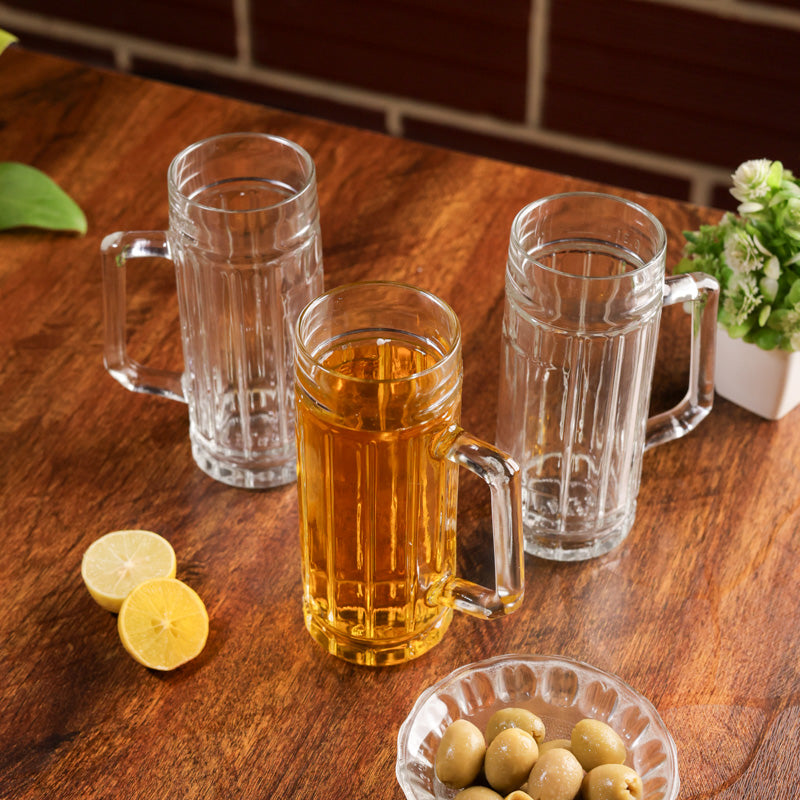 Torren Beer Mug(300 mL) - Set Of Three