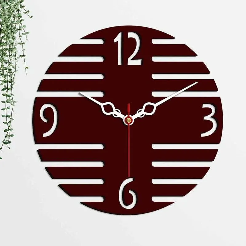 Cross Frame Wooden Wall Clock media 5