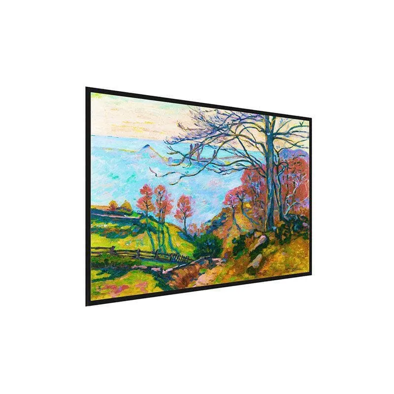Shedding Canvas Painting - Black Frame media 3