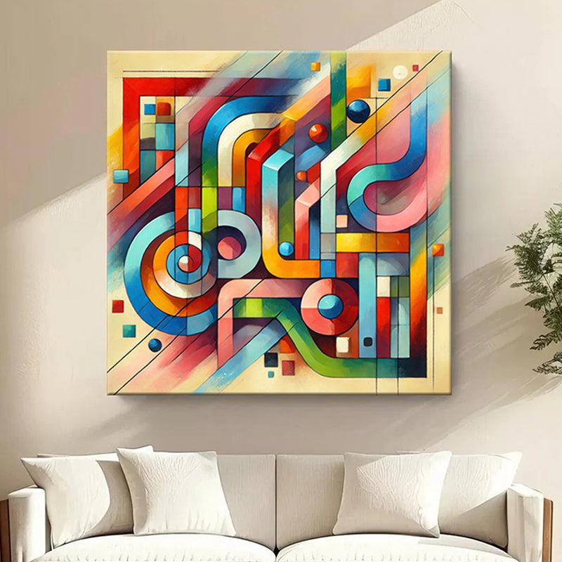 Winding Ways Wall Painting