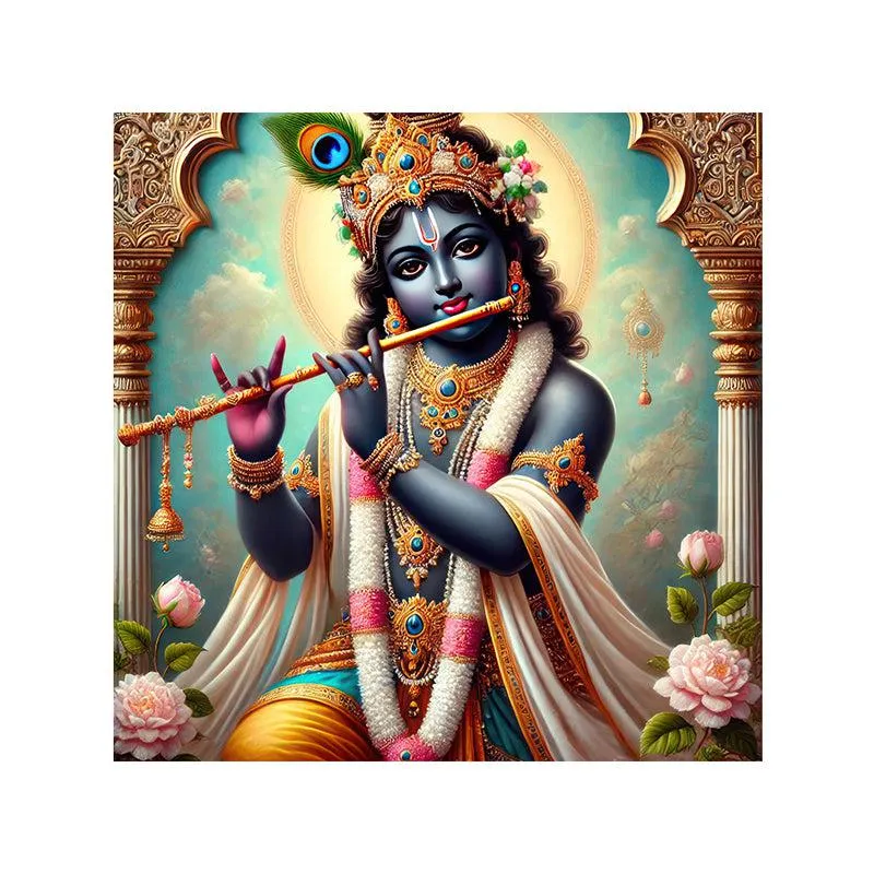 Yashoda Nanda Wall Painting media 4