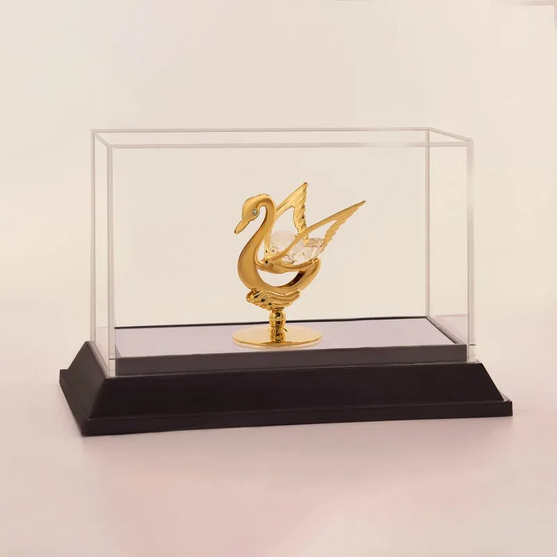 Royal Swan 24K Gold Plated Mild Steel Showpiece media 3