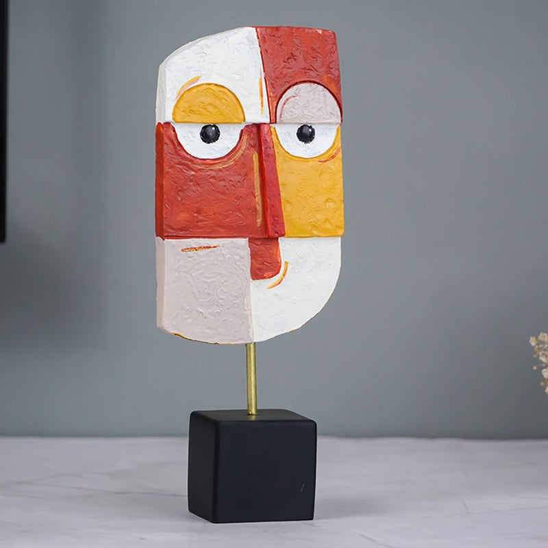 Faces of Form  Abstract Art Showpiece - Multicolor media 5