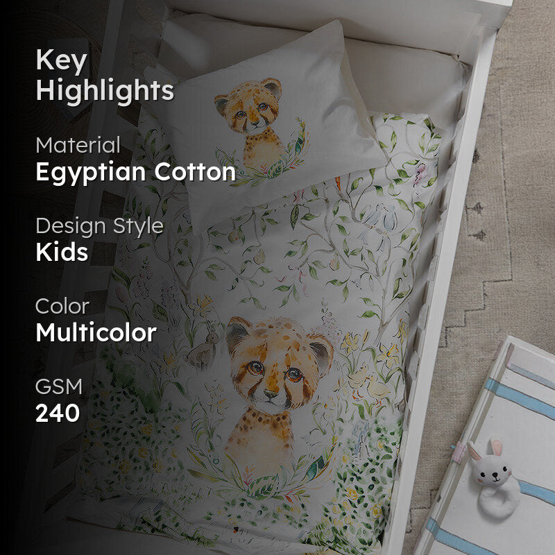 Pounce & Snuggle Egyptian Cotton Quilt - 200 TC media 2