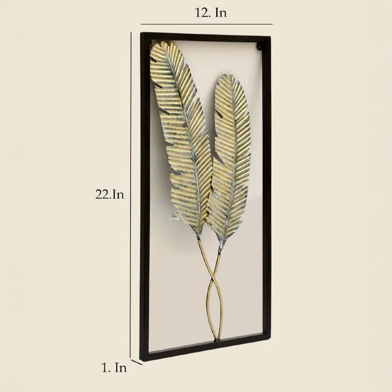 Theodosia Leafy Metal Wall Accent media 4