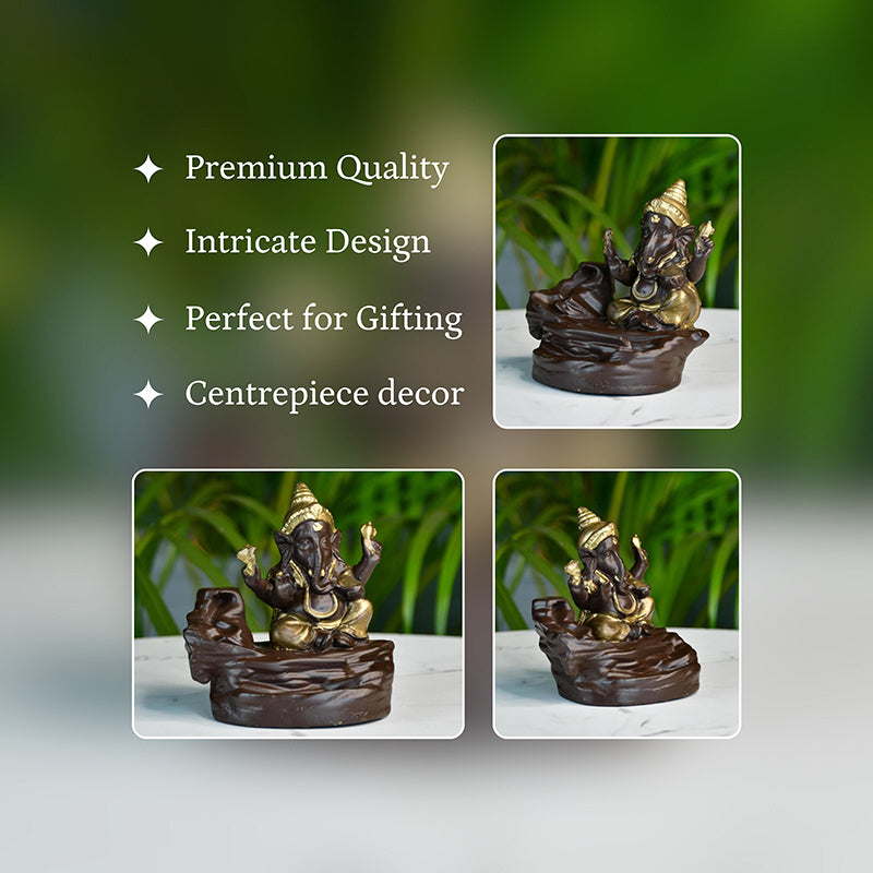 Golden Ganapati Smoke Fountain media 4