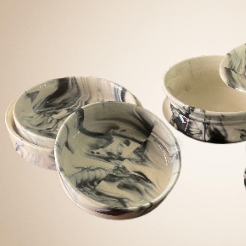Derine Ceramic Serveware - Six Piece Set media 3