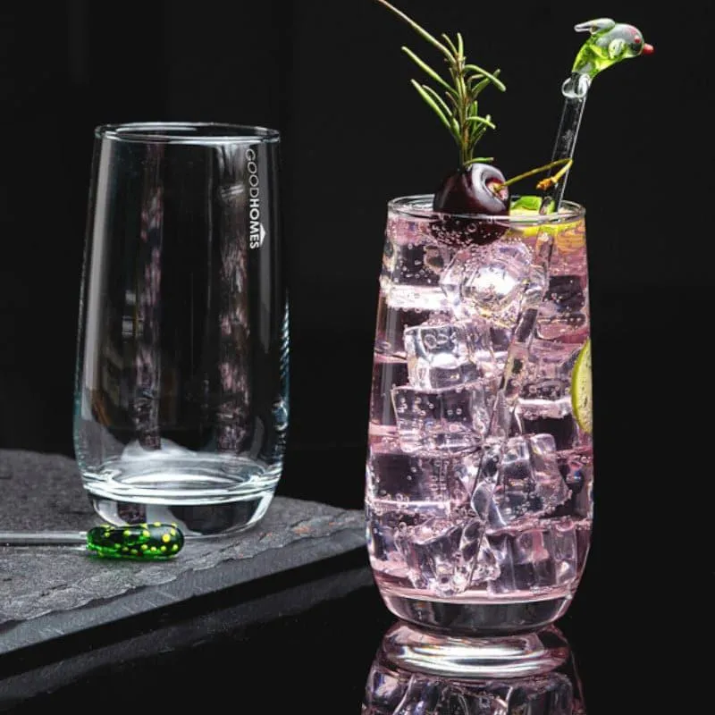 Jean Glass Tumbler (360 ML) - Set Of Six media 1