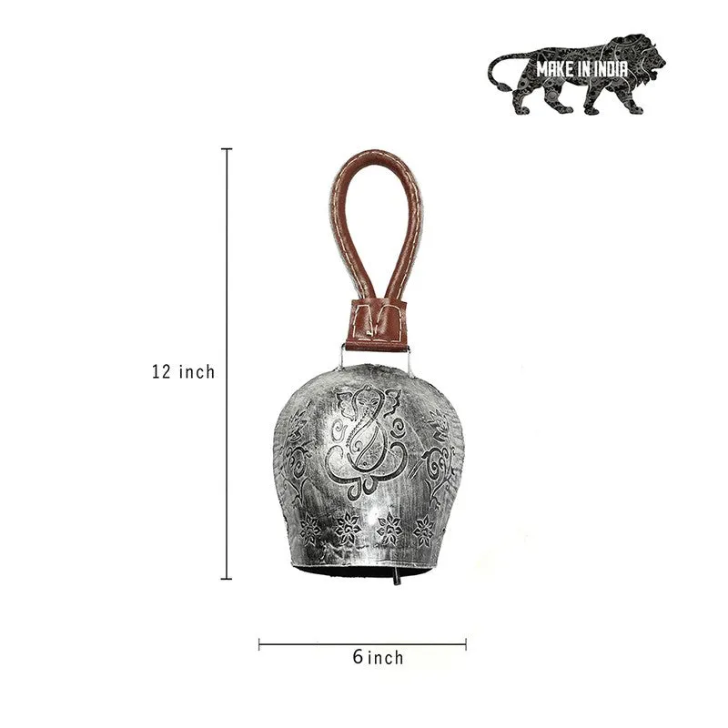 Bellique III Decorative Hanging Bell (Silver) media 8