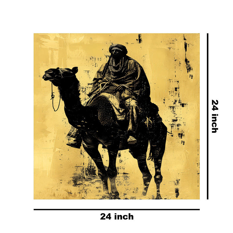 Camel Rider Poly Canvas Wall Painting media 9