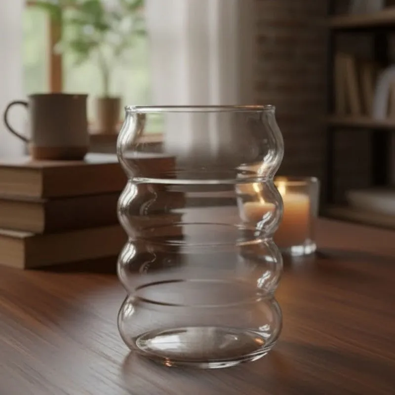 Transparent Glass Tumbler for Hot & Cold Beverages media 6