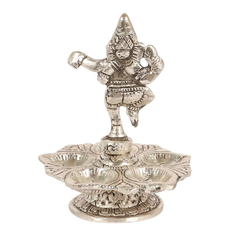 Vighnaharta Ganesh Diya - Silver media 8