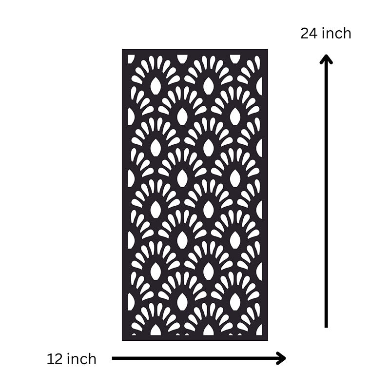 Ethnic Praga Panel Iron Wall Accent media 5