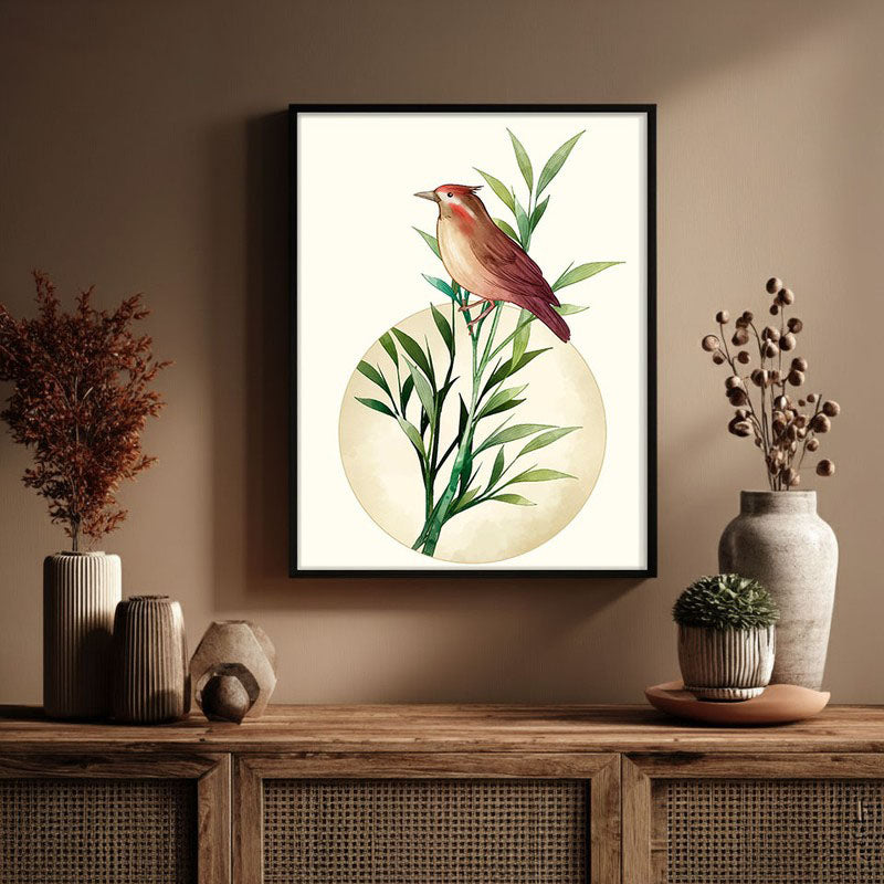 Fern & Feather Botanical Archival Paper Wall Art With Frame media 3