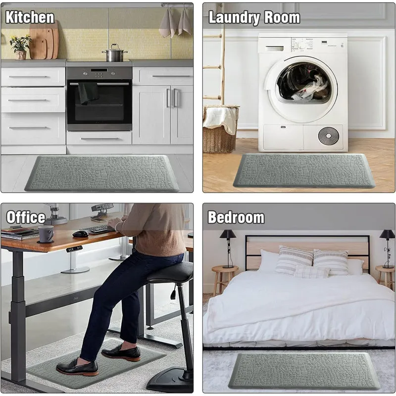 Textura Step Anti Skid Bath Mat - Grey media 5