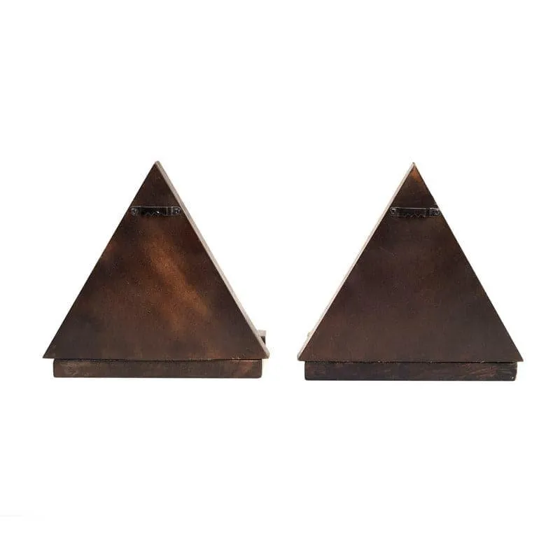 Owlery Triangle Wall Shelf - Set Of Two media 4