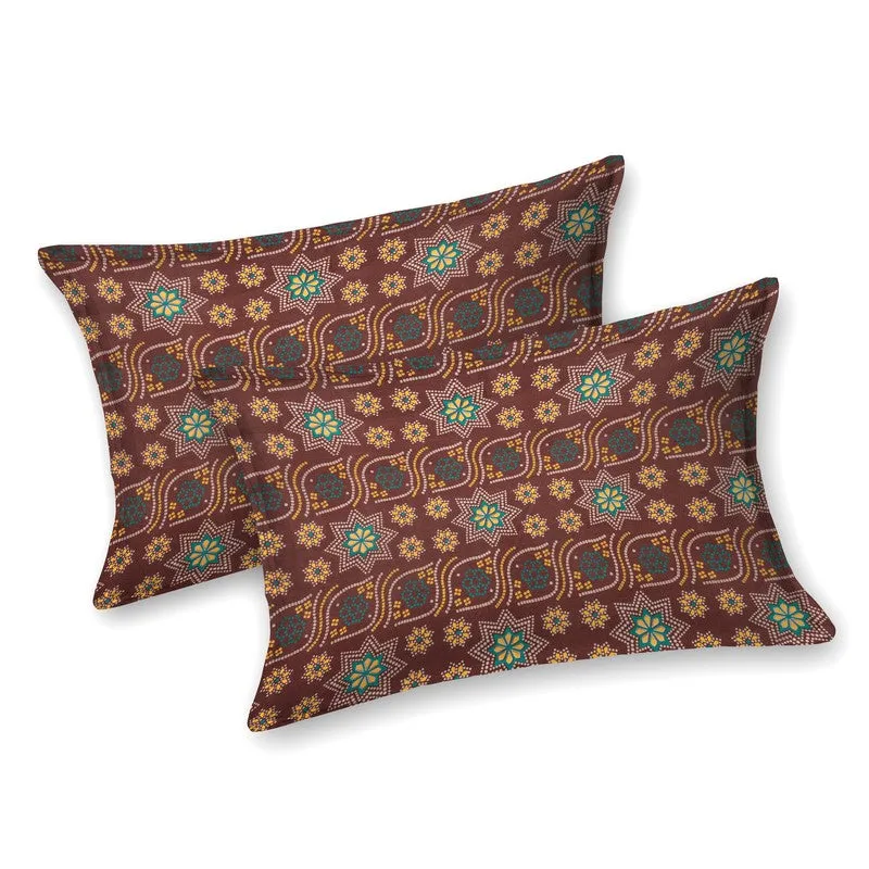 Rustic Bloom Cotton Bedsheet - 200 TC media 6