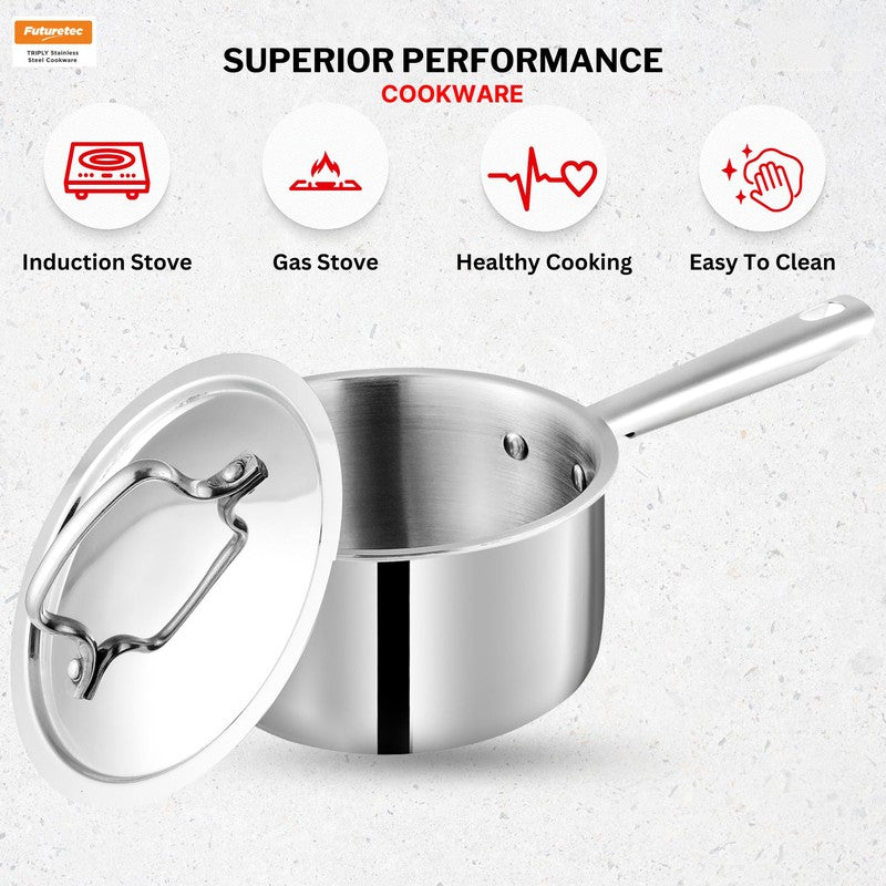 Kraft Mysti Cook Saucepan With Lid - 2200 mL media 8