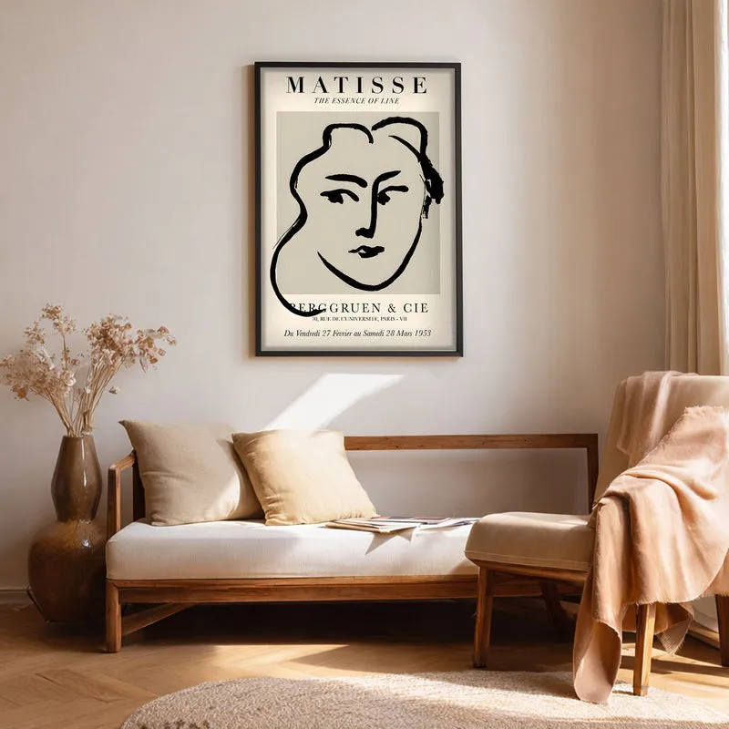 Poetry of Reduction Canvas Wall Painting With Black Frame media 1