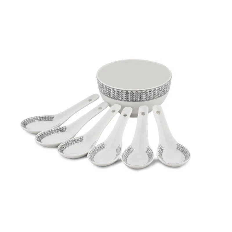 Carmine Clay Soup Bowl - Twelve Piece Set media 4