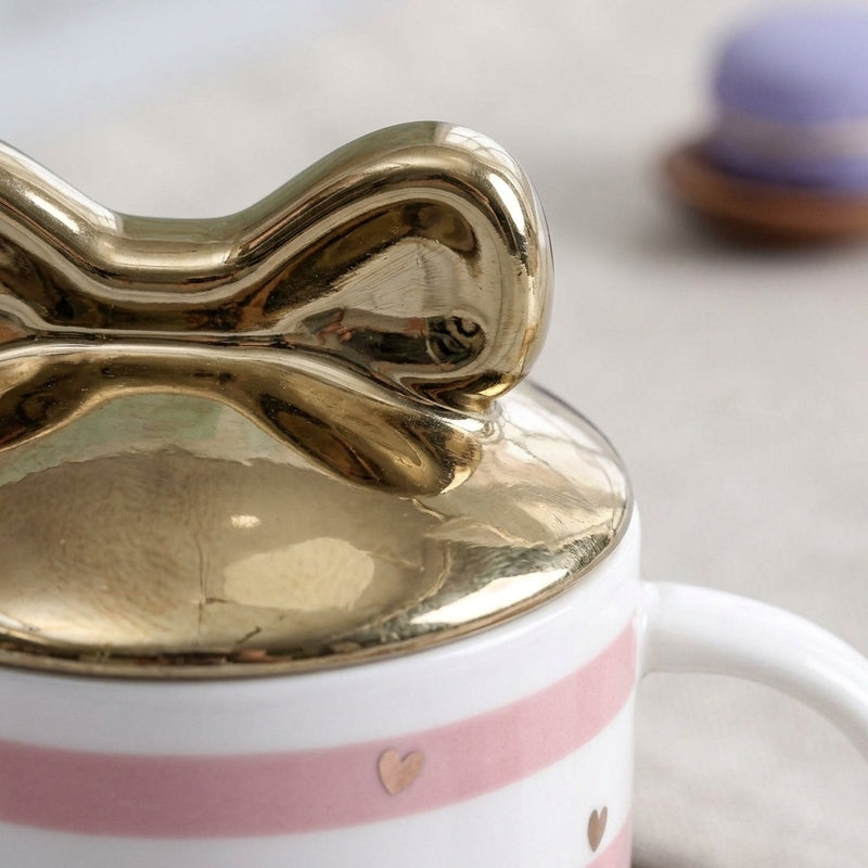 Home Ceramic Coffee Mug (350 mL) - Pink media 3