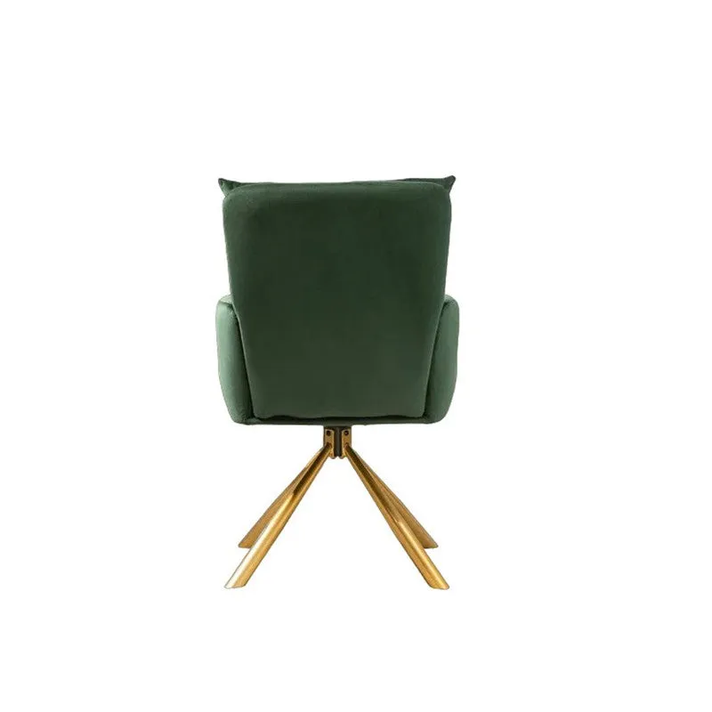 Arvella Neem Wood Accent Chair - Green media 5