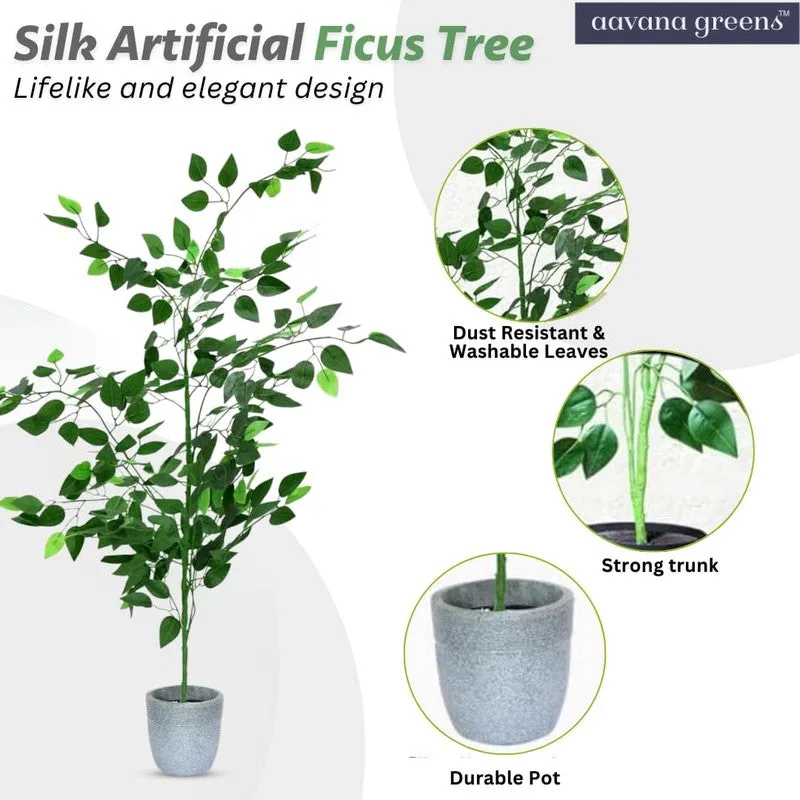 Verdique Artificial Ficus Tree - 4 Feet media 7