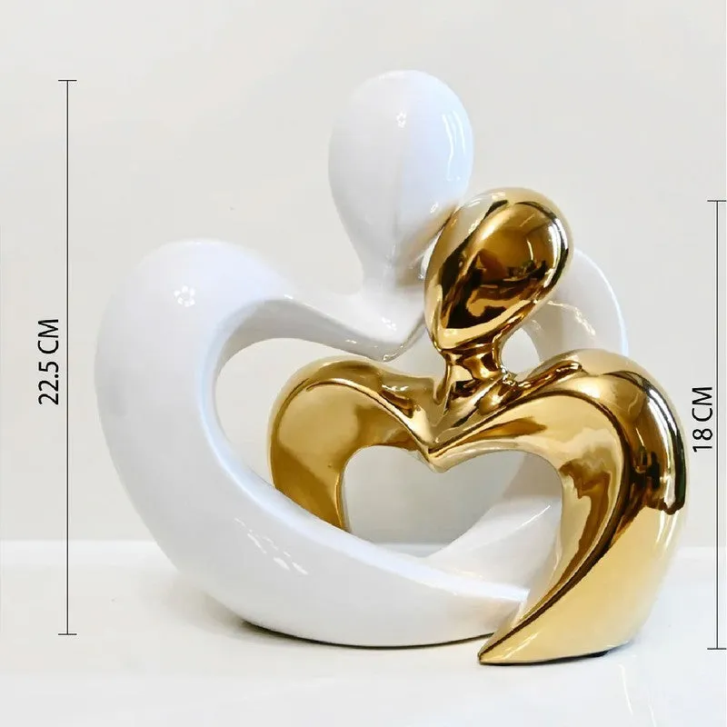 Aureate Affection Contemporary Showpiece - Set Of Two media 6