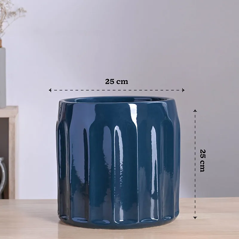 Ugaoo Straits Ceramic Planter - Blue media 8