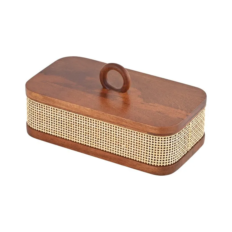 Tresso Wooden Masala Box with 8 Containers - Ten Piece Set media 6