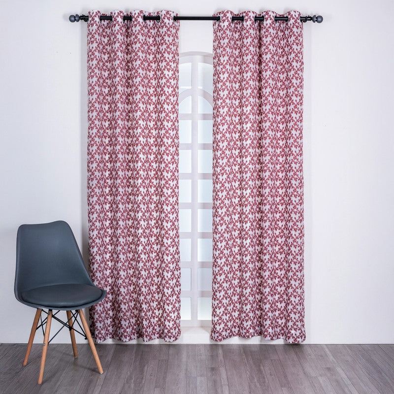 Tazlyn Classic Floral Curtain - Set Of Two media 3