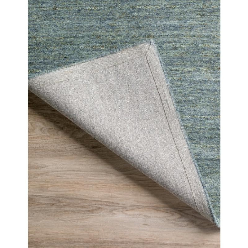 Leyla Hand Woven Wool Rug - Teal media 6
